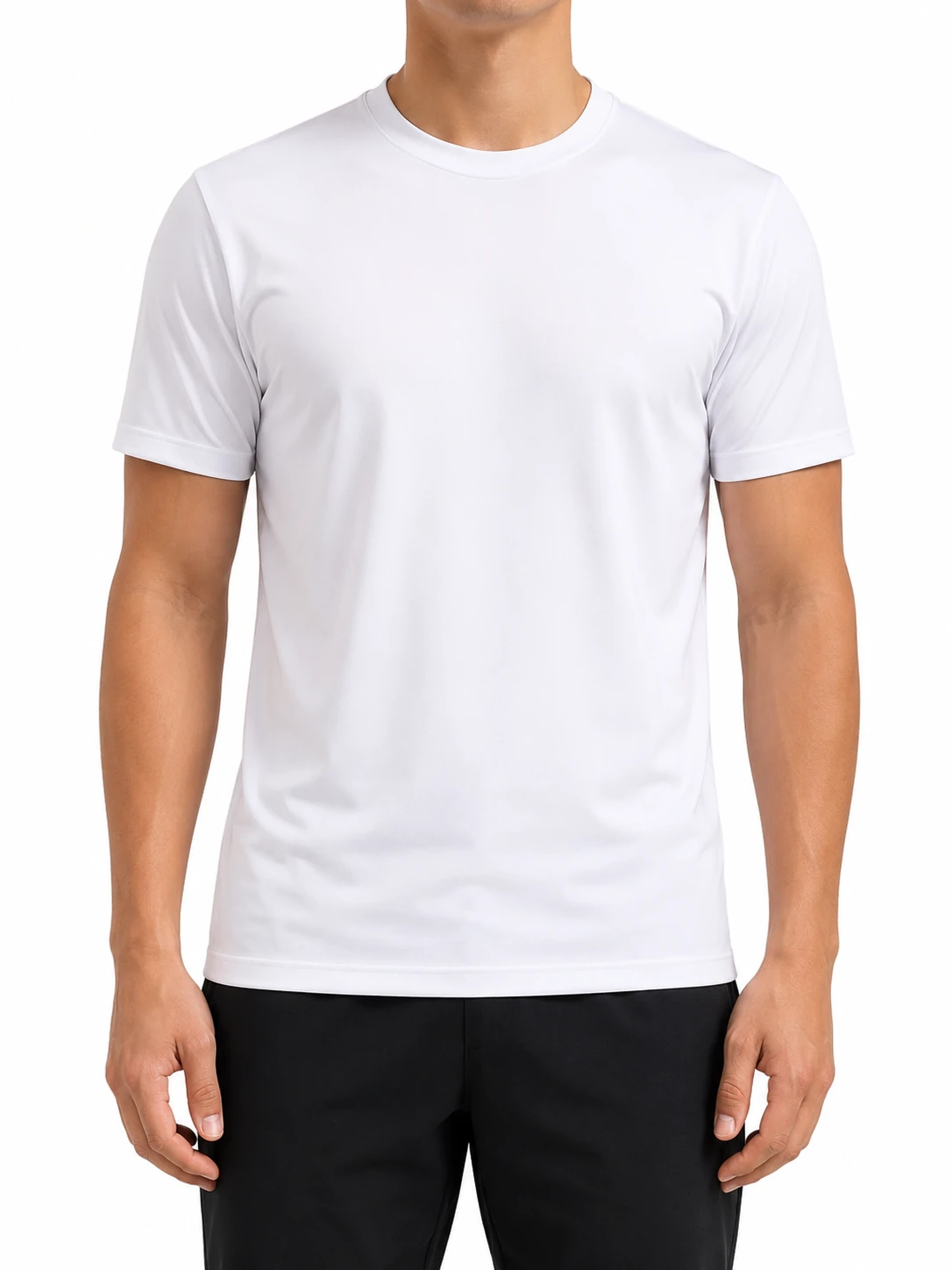 Camiseta Sublicotton Blanca, modelo, color Blanco
