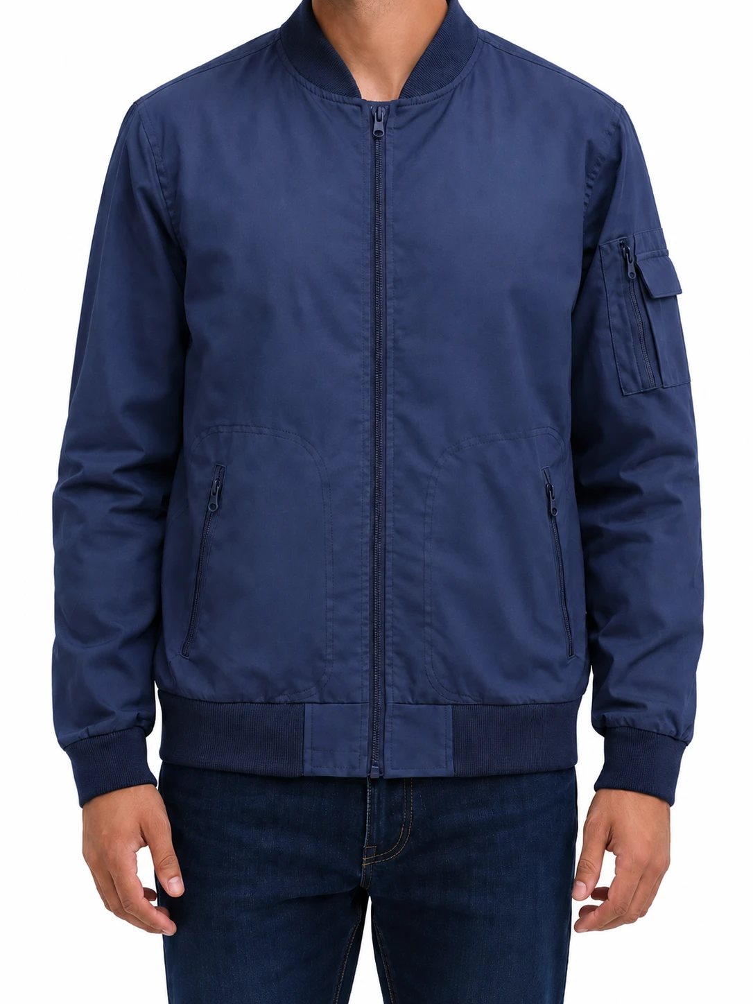 Jacket de Seguridad, modelo, color Azul Marino