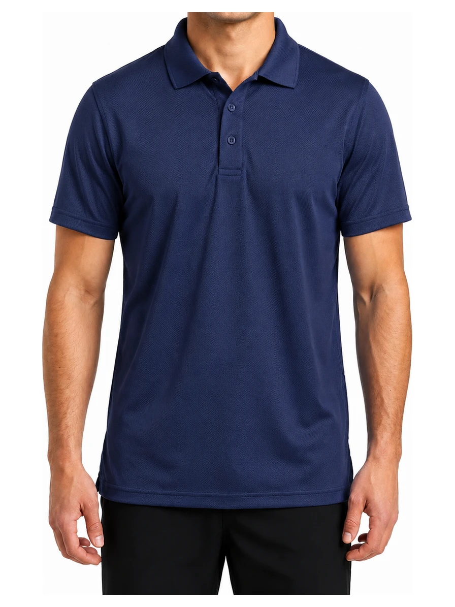 Polo Ojo de Ángel, modelo, color Azul Marino